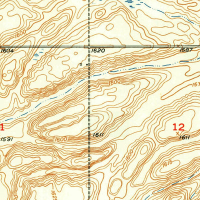 United States Geological Survey Deering SW, ND (1949, 24000-Scale) digital map