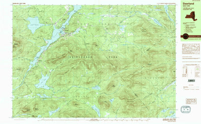 United States Geological Survey Deerland, NY (1989, 25000-Scale) digital map