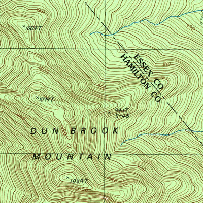 United States Geological Survey Deerland, NY (1989, 25000-Scale) digital map