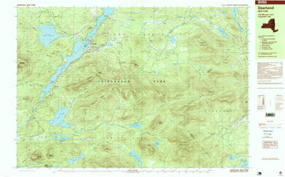 United States Geological Survey Deerland, NY (1997, 25000-Scale) digital map