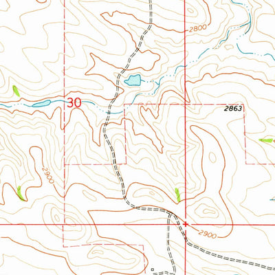 United States Geological Survey Deers Ears Butte North, SD (1973, 24000-Scale) digital map