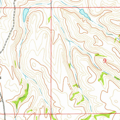 United States Geological Survey Deers Ears Butte North, SD (1973, 24000-Scale) digital map