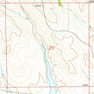 United States Geological Survey Deers Ears Butte South, SD (1977, 24000-Scale) digital map