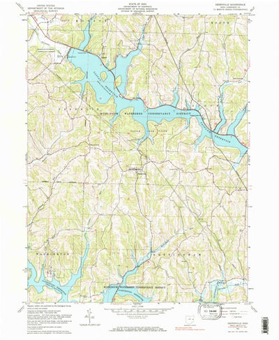 United States Geological Survey Deersville, OH (1961, 24000-Scale) digital map