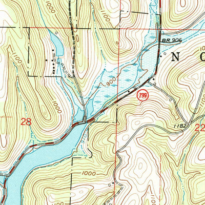 United States Geological Survey Deersville, OH (1961, 24000-Scale) digital map