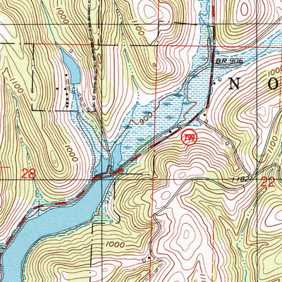 United States Geological Survey Deersville, OH (1994, 24000-Scale) digital map