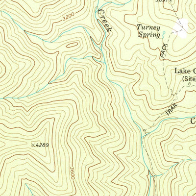 United States Geological Survey Dees Peak, CA (1978, 24000-Scale) digital map