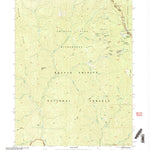United States Geological Survey Dees Peak, CA (1998, 24000-Scale) digital map