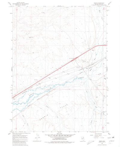 United States Geological Survey Deeth, NV (1967, 24000-Scale) digital map