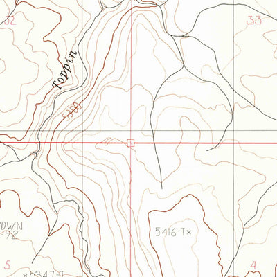 United States Geological Survey Defeat Butte, OR-ID (1982, 24000-Scale) digital map