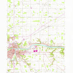 United States Geological Survey Defiance East, OH (1959, 24000-Scale) digital map