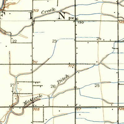 United States Geological Survey Defiance, OH (1907, 62500-Scale) digital map
