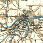 United States Geological Survey Defiance, OH (1907, 62500-Scale) digital map