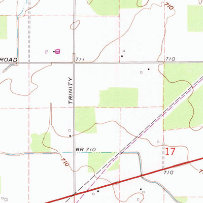 United States Geological Survey Defiance West, OH (1960, 24000-Scale) digital map