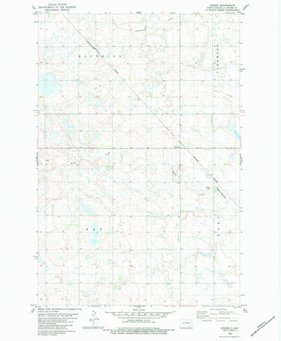 United States Geological Survey Deisem, ND (1982, 24000-Scale) digital map