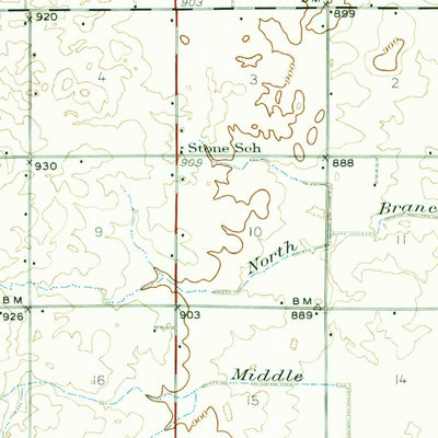 United States Geological Survey Dekalb, IL (1934, 62500-Scale) digital map