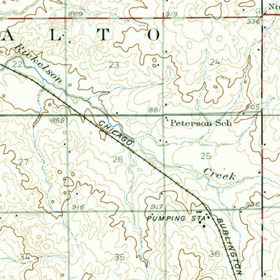 United States Geological Survey Dekalb, IL (1934, 62500-Scale) digital map