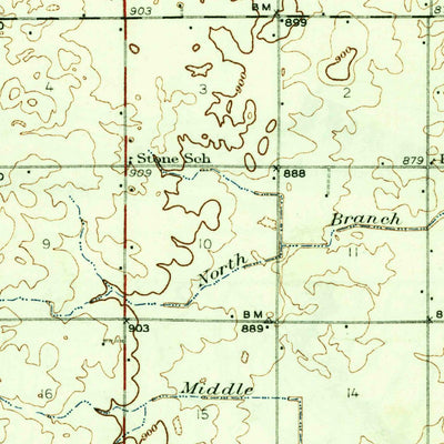 United States Geological Survey Dekalb, IL (1937, 62500-Scale) digital map