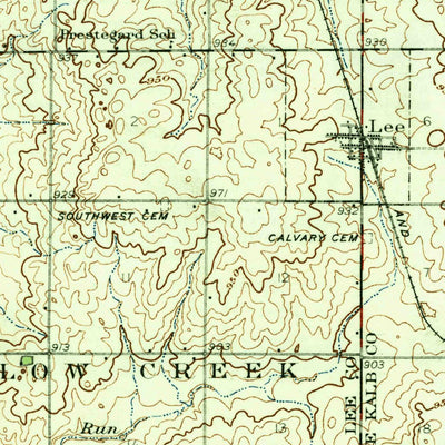 United States Geological Survey Dekalb, IL (1937, 62500-Scale) digital map