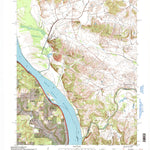 United States Geological Survey Dekoven, KY-IL (1996, 24000-Scale) digital map