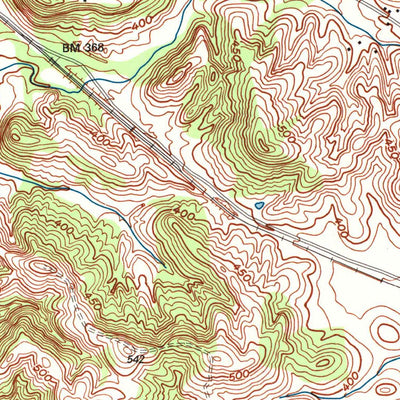 United States Geological Survey Dekoven, KY-IL (1996, 24000-Scale) digital map