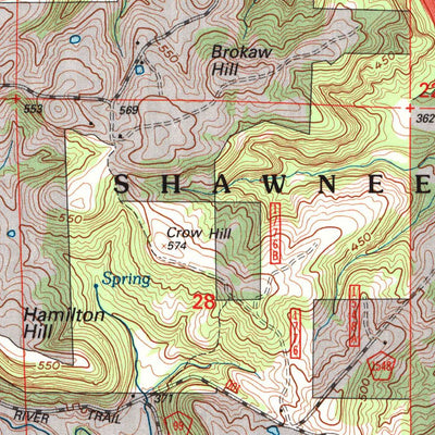 United States Geological Survey Dekoven, KY-IL (1996, 24000-Scale) digital map