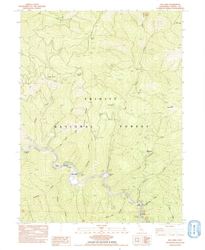 United States Geological Survey Del Loma, CA (1982, 24000-Scale) digital map