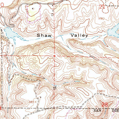 United States Geological Survey Del Mar, CA (1967, 24000-Scale) digital map