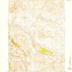 United States Geological Survey Del Monte Ridge, WY (1953, 24000-Scale) digital map
