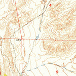 United States Geological Survey Del Monte Ridge, WY (1953, 24000-Scale) digital map