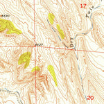United States Geological Survey Del Monte Ridge, WY (1953, 24000-Scale) digital map