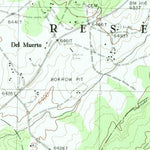 United States Geological Survey Del Muerto, AZ (1982, 24000-Scale) digital map