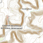 United States Geological Survey Del Muerto, AZ (2021, 24000-Scale) digital map