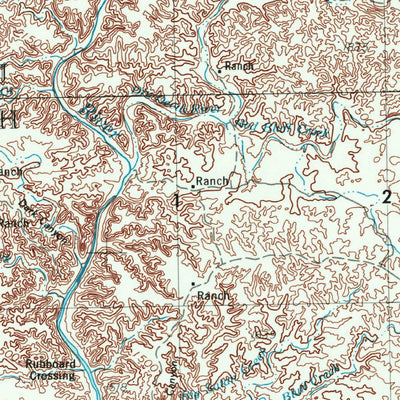 United States Geological Survey Del Rio, TX (1958, 250000-Scale) digital map