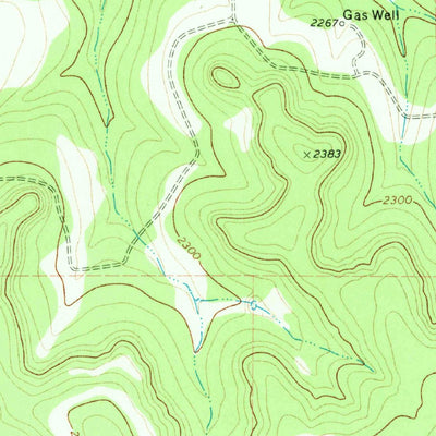United States Geological Survey Del Venado Ranch, TX (1970, 24000-Scale) digital map