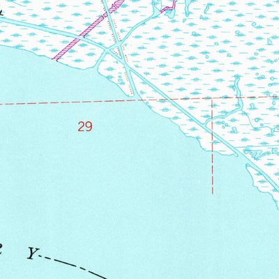 United States Geological Survey Delacroix, LA (1967, 24000-Scale) digital map