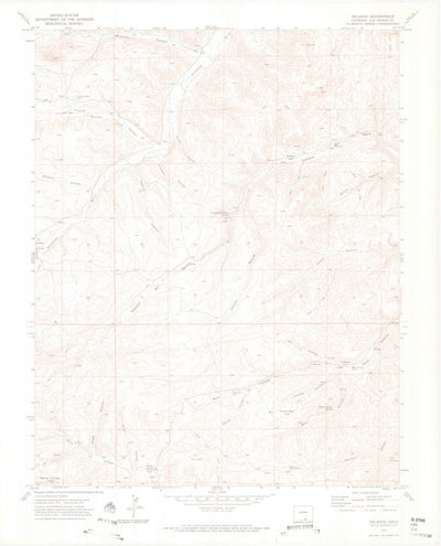 United States Geological Survey Delagua, CO (1971, 24000-Scale) digital map