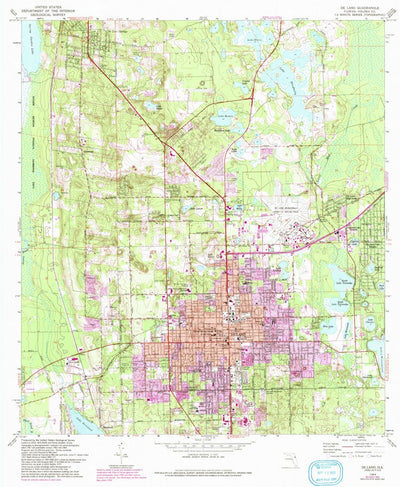 United States Geological Survey Deland, FL (1964, 24000-Scale) digital map
