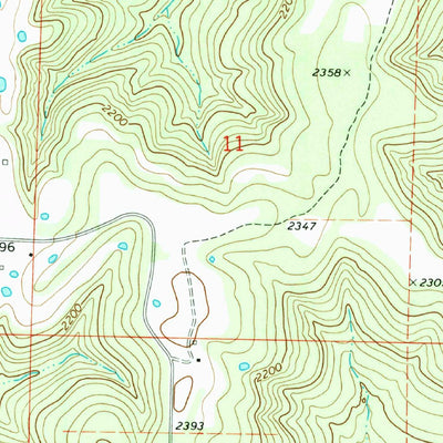 United States Geological Survey Delaney, AR (1973, 24000-Scale) digital map
