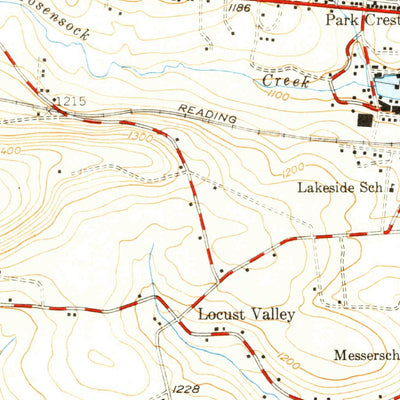 United States Geological Survey Delano, PA (1949, 24000-Scale) digital map