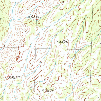United States Geological Survey Delano Peak, NV (1989, 24000-Scale) digital map