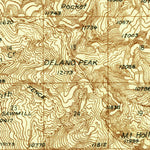 United States Geological Survey Delano Peak, UT (1937, 48000-Scale) digital map