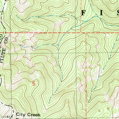 United States Geological Survey Delano Peak, UT (1981, 24000-Scale) digital map
