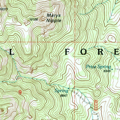 United States Geological Survey Delano Peak, UT (2001, 24000-Scale) digital map