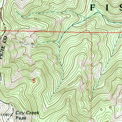 United States Geological Survey Delano Peak, UT (2001, 24000-Scale) digital map