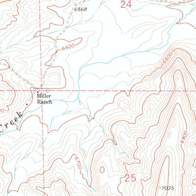 United States Geological Survey Delano Ranch, WY (1962, 24000-Scale) digital map