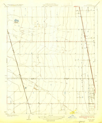 United States Geological Survey Delano West, CA (1929, 31680-Scale) digital map