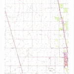 United States Geological Survey Delano West, CA (1954, 24000-Scale) digital map