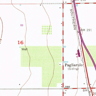 United States Geological Survey Delano West, CA (1954, 24000-Scale) digital map