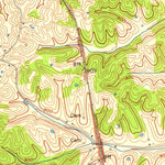 United States Geological Survey Delaplain, KY (1953, 24000-Scale) digital map